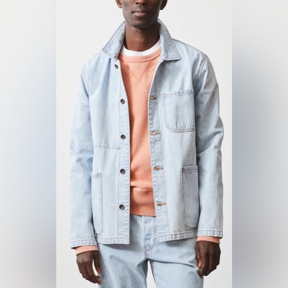 TODD SNYDER Selvedge Denim Chore Coat Darker
Wash Size S NWOT - Picture 5 of 13